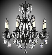 American Brass & Crystal CH9632-A-01G-PI - Eight Light Chandelier